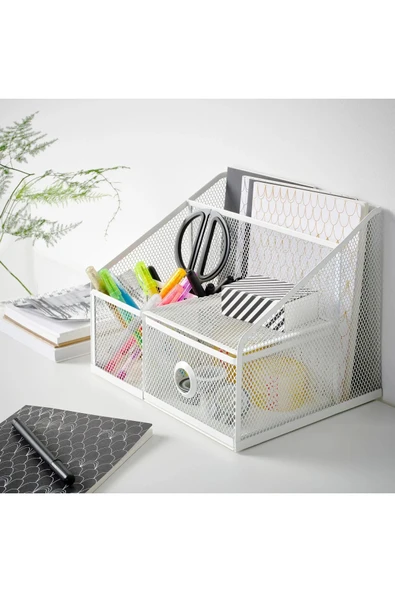 IKEA Premium Ürün Çelik Masaüstü Düzenleyici 25x20 cm