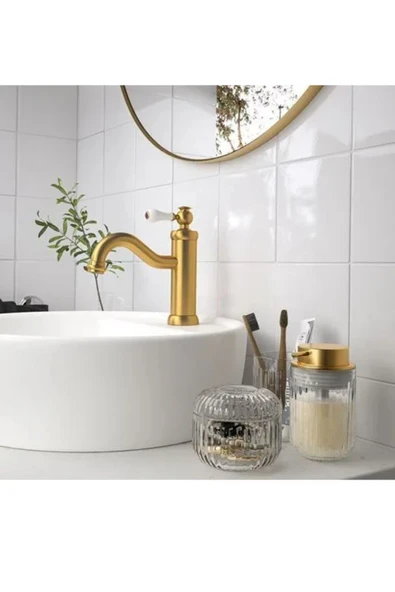 IKEA Premium Ürün Kaliteli Üretim Dayanıklı Gösterişli Modern Tasarım 350 Ml Cam Sıvı Sabunluk SILVTJÄRN - 4