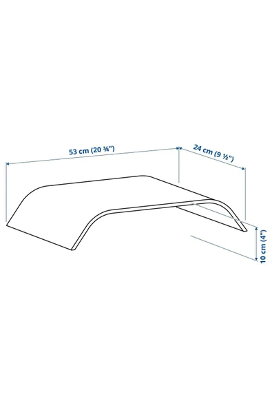 IKEA SIGFINN monitör yükseltici, Bambu - 4