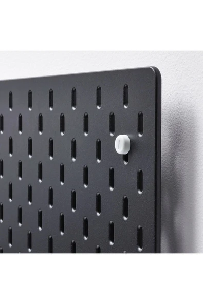 IKEA Skadıs Siyah 76x56 Cm Çok Amaçlı Pano Pegboard - 4