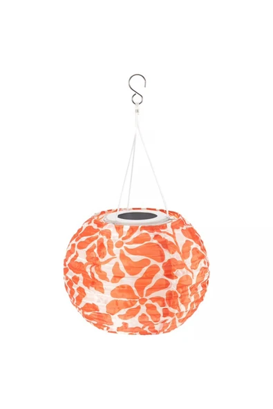 IKEA Solvınden 22 cm Turuncu Solar Güneş Enerjili Sarkıt Lamba Bahçe Teras Balkon Lambası 22 Cm - 2