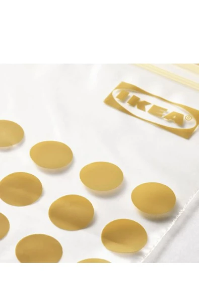 IKEA ISTAD kilitlenebilir buzdolabı poşeti, siyah-sarı, 1 lt ve 0,4 lt, 60 adet - 3