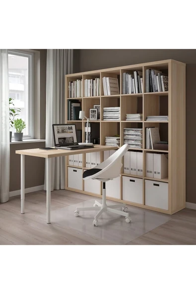 IKEA OLOV Beyaz Ayarlanabilir Ayak 60-90 Cm Yükseklik Ayarlı Çelik Masa Çalışma Masası Ayağı 1 Adet - 5