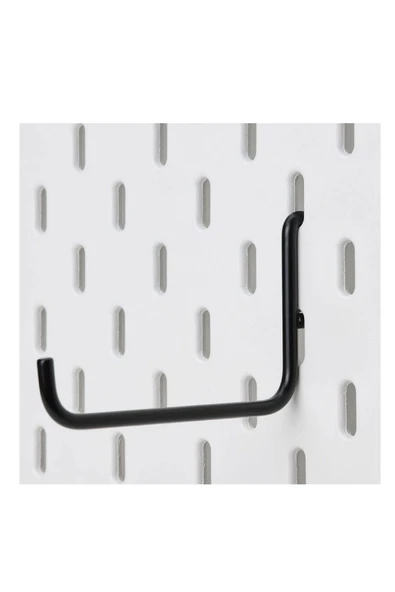 IKEA Skadis 2li kanca, çok amaçlı pano parçası, siyah, 9.5x6 cm - 3