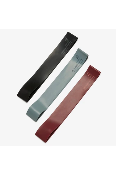 Decathlon Domyos Mini Pilates Bandı Seti X3 - 5/6/7 Kg - Kauçuk