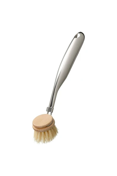 IKEA Valvardad Bulaşık Fırçası, Paslanmaz Çelik-kayın, 22 Cm