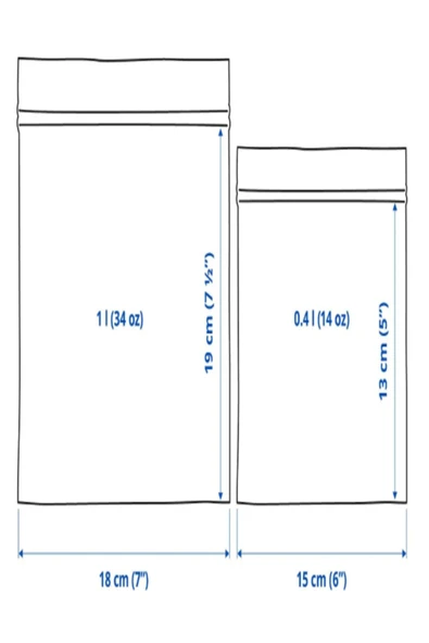 IKEA KİLİTLENEBİLİR BUZDOLABI POŞETİ - 5