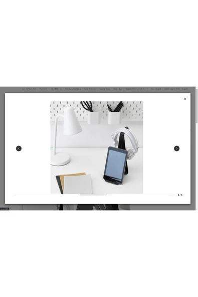 IKEA MÖJLIGHET kulaklık ve tablet standı, siyah - 3