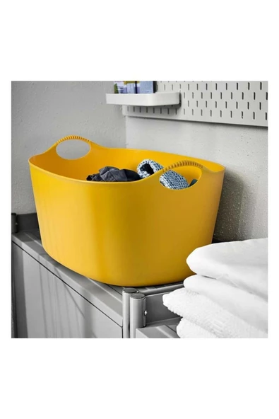 IKEA Torkıs Çamaşır Sepeti Sarı 35 Lt - 2