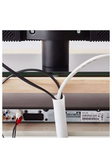 IKEA Rabalder Kablo Düzenleyici 5 Metre, Beyaz, Kablo Toplayıcı - 4
