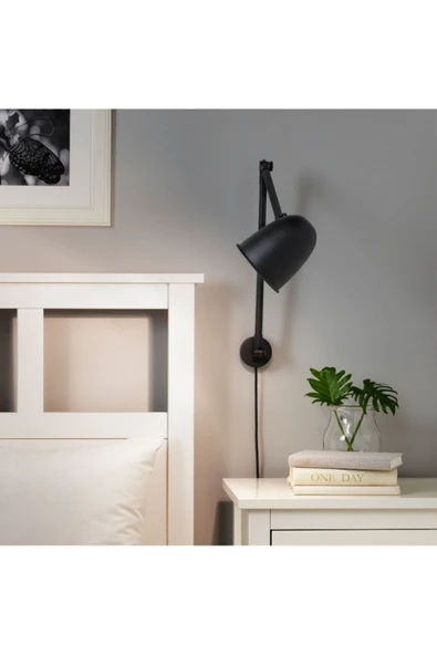 IKEA Skurup Çalışma Duvar Lambası Siyah - 4