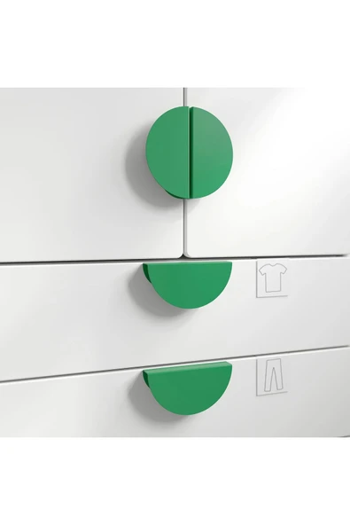 IKEA BEGRIPA yeşil 130 mm kulp 2 adet - 2