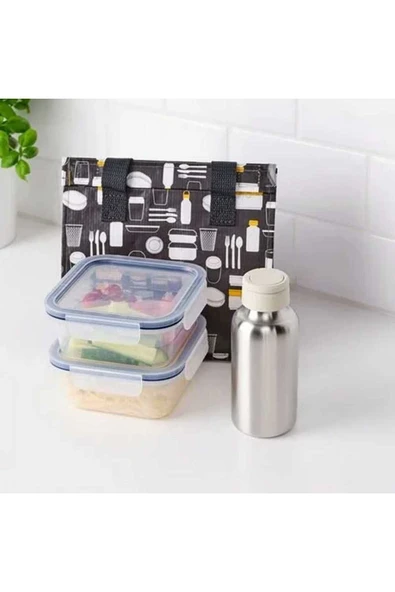 IKEA ENKELSPÅRIG su şişesi, paslanmaz çelik-bej, 0,5 lt - 3
