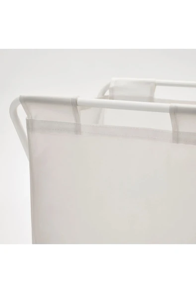 IKEA Ayaklı Çamaşır Sepeti Yükseklik: 60 cm Genişlik: 43 cm İkea Katlanabilir Kirli Sepeti Hacim: 50 Lt - 3