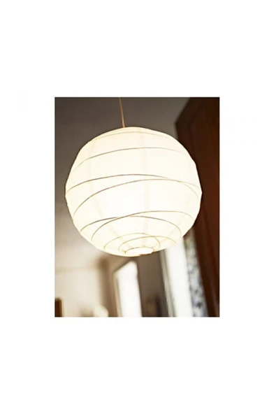 IKEA Regolit Kağıt Japon Feneri Sarkıt Lamba Tavan Lambası 45 Cm - 3