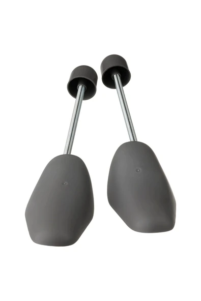 IKEA 2 Çift Yaylı Ayakkabı Kalıbı Uzunluk 30 cm İkea 4 Adet Ayakkabı Şekillendirici Plastik Gri Renk - 2