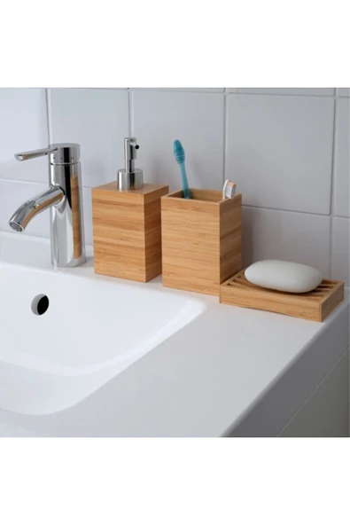 IKEA Dragan Bambu Sıvı Sabunluk - 3