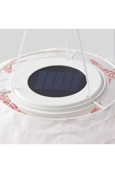 IKEA Solvınden 30 Cm Deniz Yıldızı Solar Güneş Enerjili Sarkıt Lamba Bahçe Teras Balkon Lambası - 4
