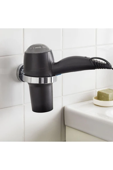 IKEA Saç Kurutma Makinesi Askısı Banyo Askısı Çap: 9 Cm Fön Makinesi Tutucu Asma Aparatı Kaliteli Ikea - 1
