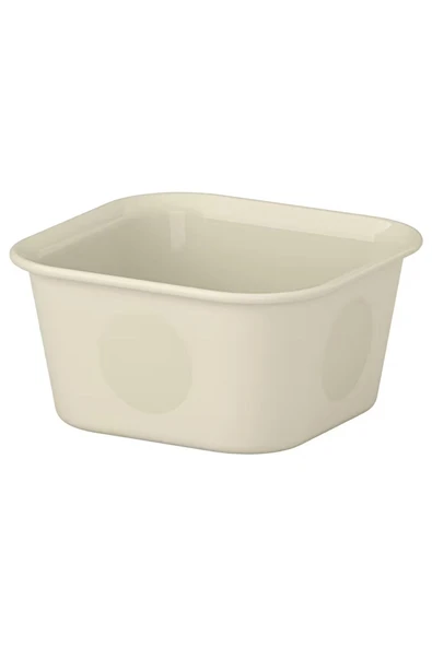 IKEA Nojıg Bej 10x10x5 Cm Kutu Ataşlık Organızer Düzenleyici Masaüstü Çekmece Içi Saklama Kutusu - 6