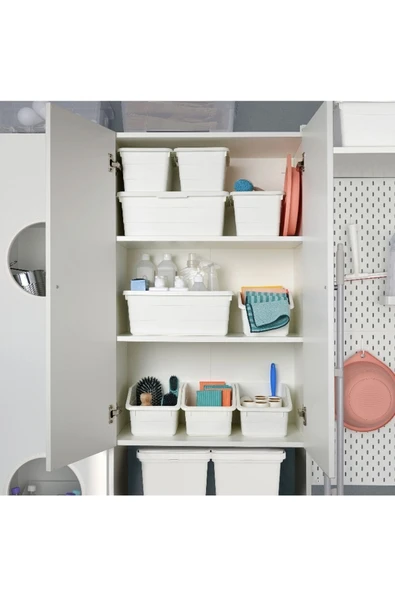 IKEA PEPPRIG ÇOK RENKLİ 28X28 CM OVALAMA SÜNGERİ 3 PARÇA - 7