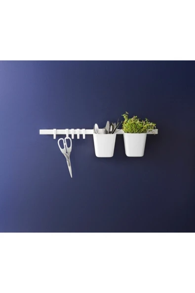 IKEA Asılan Kutusu Ikea Masa Ve Banyo Organizer Kutu, Ikea Beyaz - 2