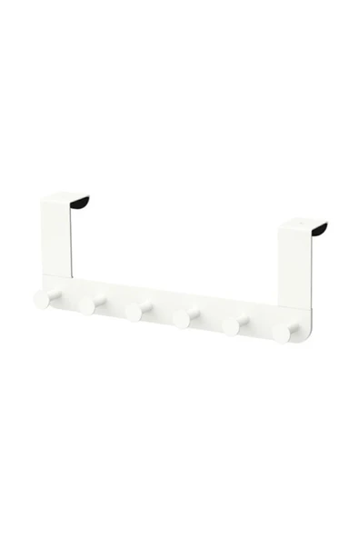 IKEA Beyaz Enudden Kapı Arkası Askısı 35 Cm X 13 Cm 2 Parça Metal