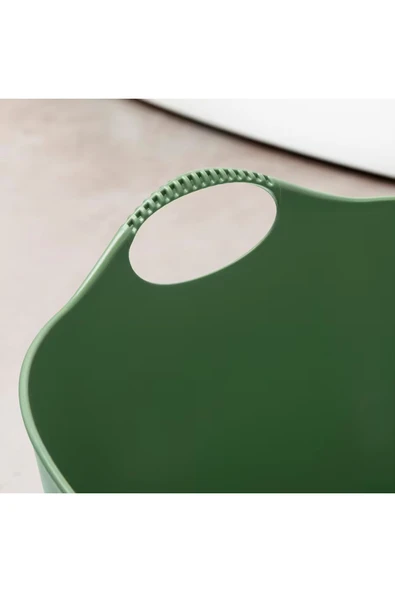 IKEA 60 x 40 Yeşil 35 lt Esnek Büyük Çamaşır Sepeti Polietilen Yok 35 L Yeşil Plastik - 4