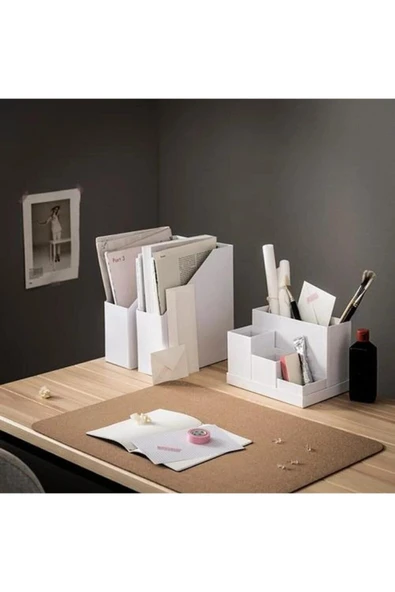IKEA Tjena Masa Üstü Düzenleyici - Beyaz - 2