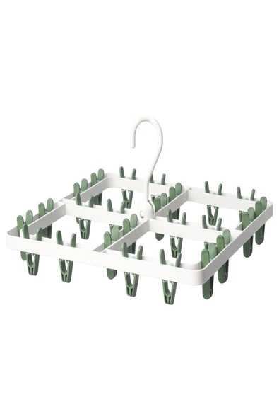 IKEA Askılık 36x36x4 Cm Kurutmalık 24 Mandallı Çamaşır Kurutması Çorap Askısı