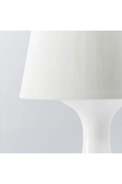 IKEA Masa Lambası Lampan Lamba Abajur Aydınlatma Beyaz Renk - 2
