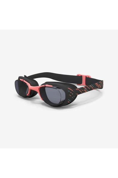 Decathlon Nabaiji Yüzücü Gözlüğü - L Boy - Siyah/turuncu - Gri Camlar - Xbase
