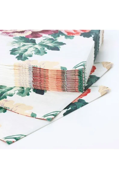 IKEA Smaksinne 33x33 Çiçek Desenli Kağıt Peçete - 2