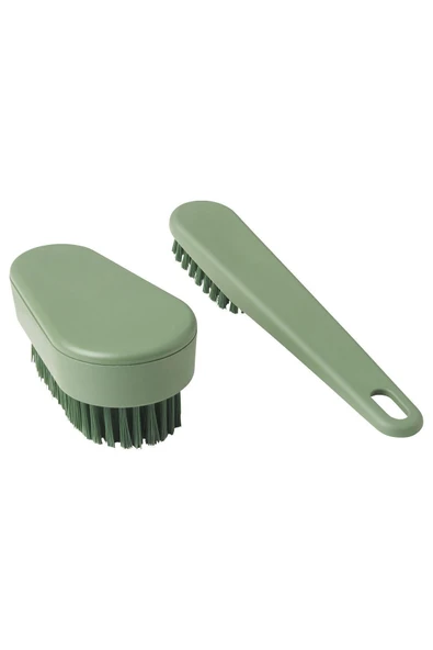 IKEA Temizlik Fırçası Pepprig Ovma Fırçası, Yeşil, 2 Adet