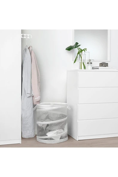 IKEA Çamaşır Sepeti Oyuncak Sepeti 79 Lt 9 Kg Kapasiteli Çap: 45 Cm Yükseklik: 50 Cm - 3