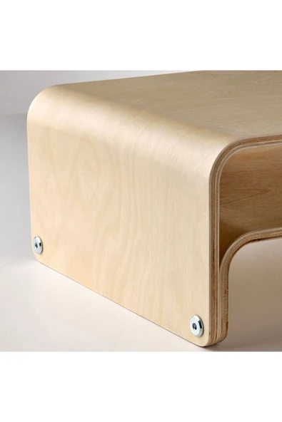 IKEA Ahşap Ekran ve Monitör Yükseltici, Monitör Standı 2 Farklı Kullanım-52x26 cm - 3