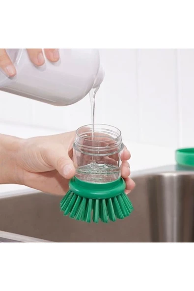 IKEA Vıdeveckmal Deterjan Hazneli Fırça, Parlak Yeşil - 4
