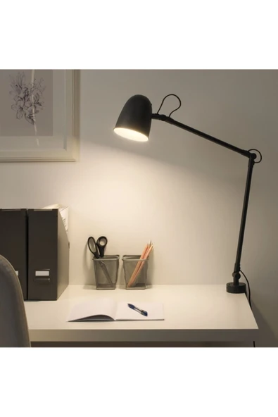 IKEA Skurup Çalışma Duvar Lambası Siyah