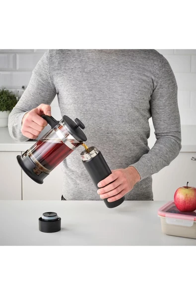 IKEA Undersöka Termos Matara Siyah 400ml - 2