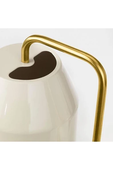 IKEA Bitki Sulama Kabı, Krem Renk-gold Renk 0.9 Lt Galvanizli Çelik, Dekoratif Kap - 2