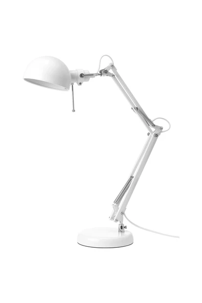 IKEA FORSÅ beyaz 35 cm çalışma lambası