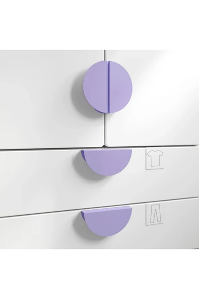 IKEA BEGRIPA lila 130 mm kulp 2 adet - 3