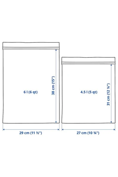 IKEA Istad Kilitli Poşet 40525685 - 4