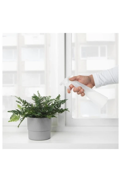 IKEA Beyaz Fısfıslı Sulama Sprey Şişesi 35 Cl Bitki Ve Mutfak Için Sprey Plastik - 2