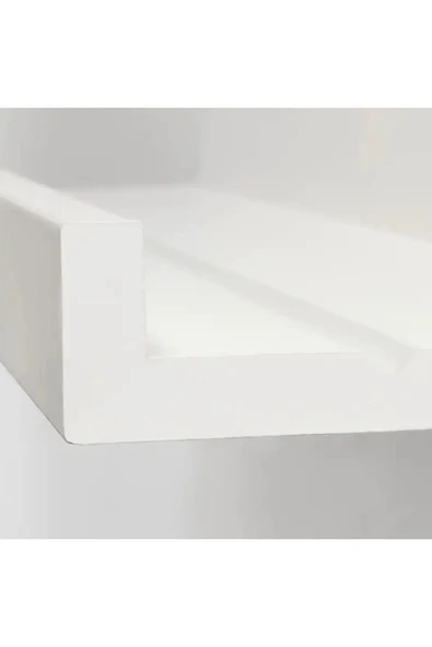 IKEA Mosslanda Beyaz 115 Cm Raf Fotoğraf Resim Çerçevesi Tablo Biblo Kitap Için Ahşap Duvar Rafı - 3