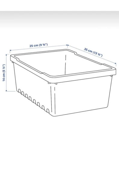 IKEA Uppsnofsad Siyah Saklama Kutusu - 2