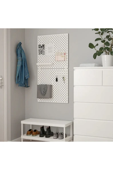 IKEA Skadıs Beyaz 56x56 Cm Çok Amaçlı Pano - 4
