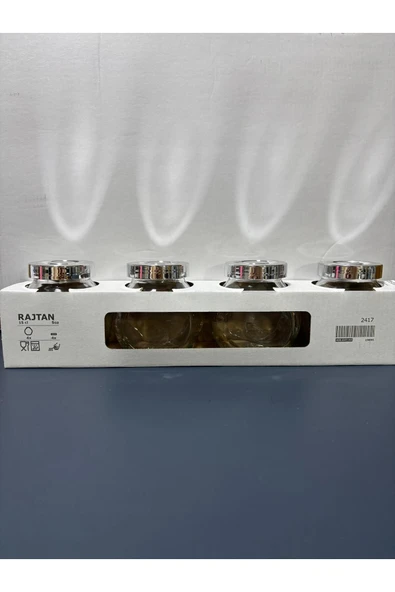 IKEA Rajtan Baharatlık Cam Kavanoz 4'lü Set ( 15 Cl ) - 3