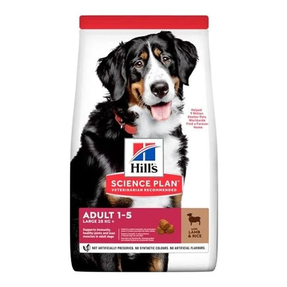 Hills Large Breed Adult Kuzu Etli Yetişkin Köpek Maması 12Kg+2Kg Bonus Paket - Resim 2