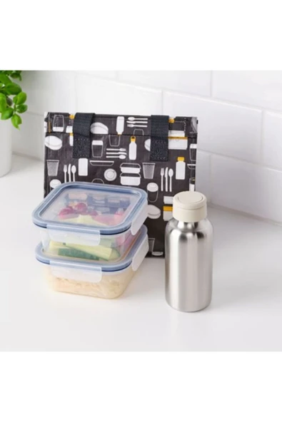 IKEA Çelik Enkelsparıg Matara, Suluk, Paslanmaz Çelik Su Şişesi, Bej 0,50 L Bej - 4